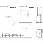 Floorplan A, Three Bedroom layout